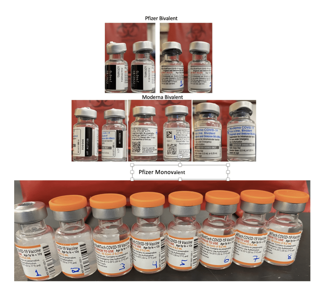 Moderna and Pfizer Bivalent vaccines