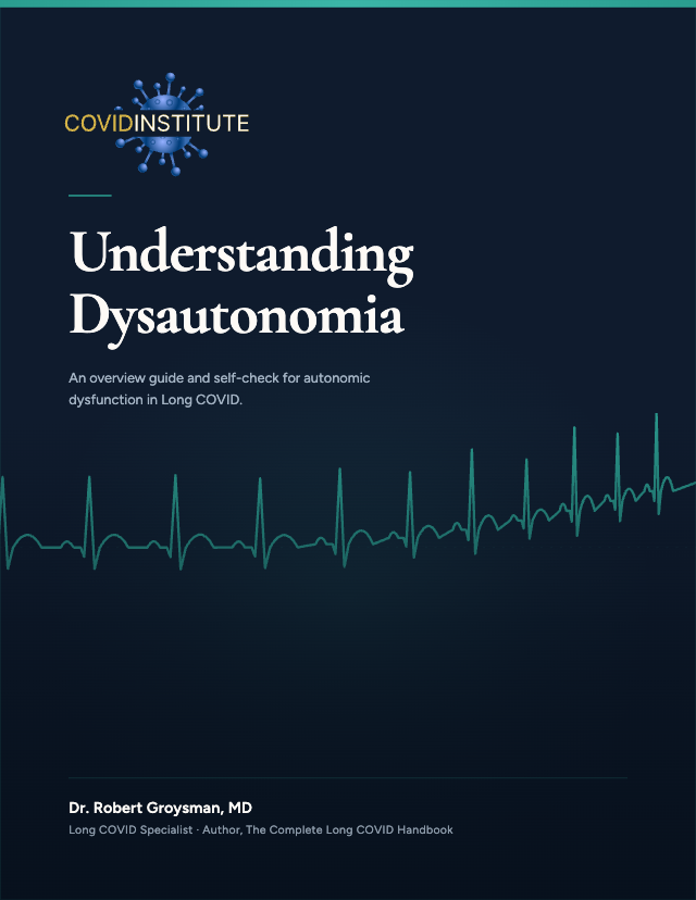 Cover of Understanding Dysautonomia by Dr. Robert Groysman, MD